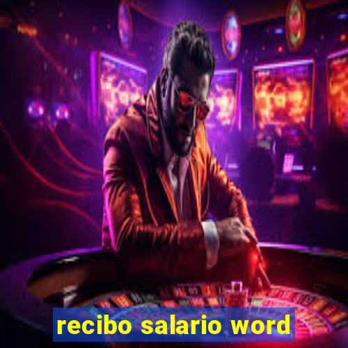 recibo salario word